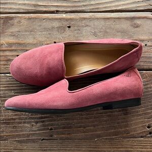 Vionic Men's Suede Loafers in Rose